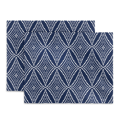 Heather Dutton Pebble Pathway Navy Blue Placemat