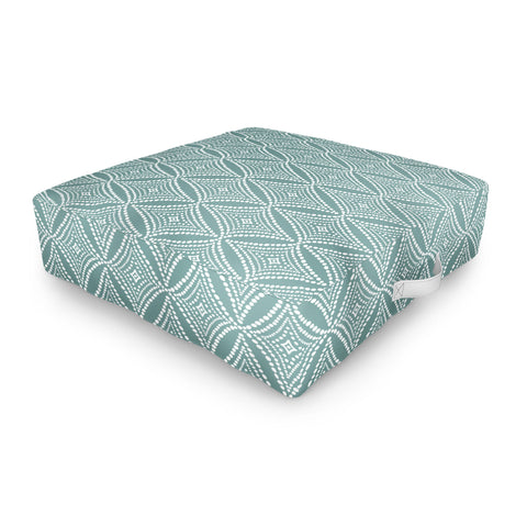 Heather Dutton Pebble Pathway Sage Outdoor Floor Cushion