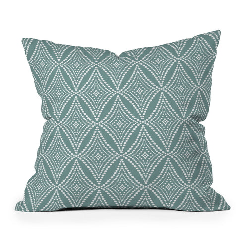 Heather Dutton Pebble Pathway Sage Throw Pillow