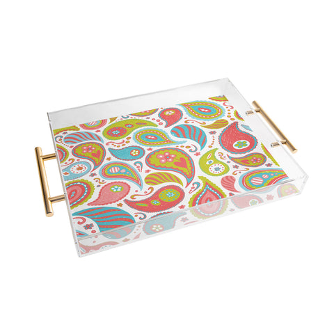 Heather Dutton Power Paisley Acrylic Tray