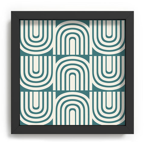 Heather Dutton Refraction Rainbow Teal Recessed Framing Square