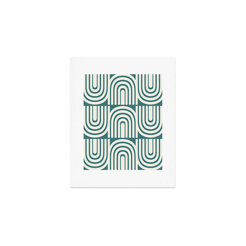 Heather Dutton Refraction Rainbow Teal Art Print