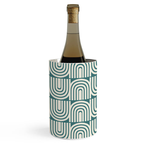 Heather Dutton Refraction Rainbow Teal Wine Chiller