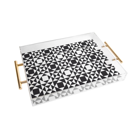 Heather Dutton Rhythm Black Acrylic Tray