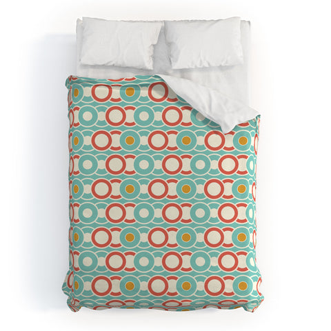 Heather Dutton Ring A Ding Duvet Cover
