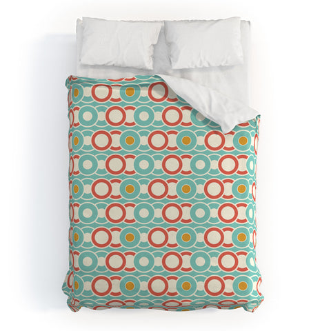 Heather Dutton Ring A Ding Duvet Cover