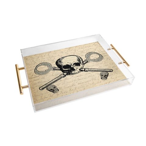 Heather Dutton Skeleton Key Acrylic Tray