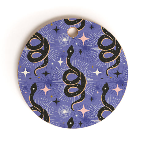 Heather Dutton Slither Through The Stars Very Cutting Board Round