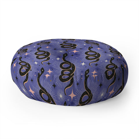 Heather Dutton Slither Through The Stars Very Floor Pillow Round