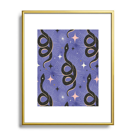 Heather Dutton Slither Through The Stars Very Metal Framed Art Print