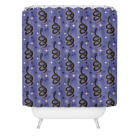 Heather Dutton Slither Through The Stars Very Shower Curtain
