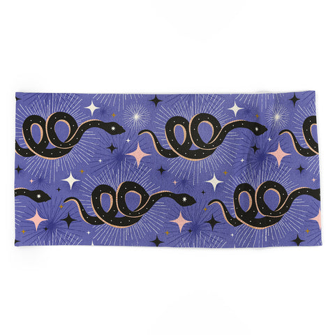 Heather Dutton Slither Through The Stars Very Beach Towel
