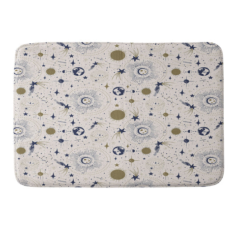Heather Dutton Solar System Ether Memory Foam Bath Mat
