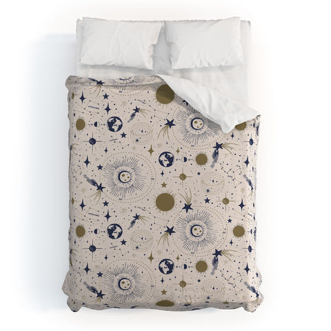 Heather Dutton Solar System Ether Duvet Cover