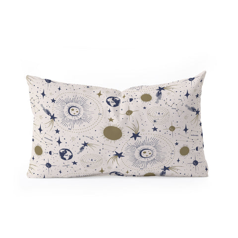 Heather Dutton Solar System Ether Oblong Throw Pillow