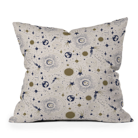 Heather Dutton Solar System Ether Throw Pillow