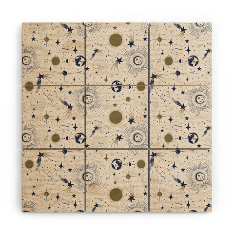 Heather Dutton Solar System Ether Wood Wall Mural