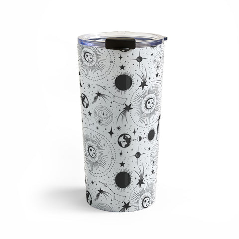 Heather Dutton Solar System White Travel Mug