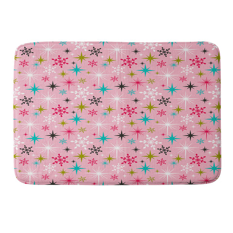 Heather Dutton Stardust Pink Memory Foam Bath Mat