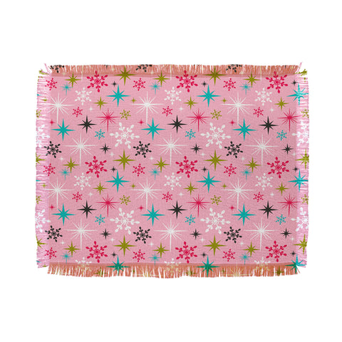 Heather Dutton Stardust Pink Throw Blanket