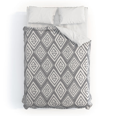 Heather Dutton Study in Gray Duvet Cover