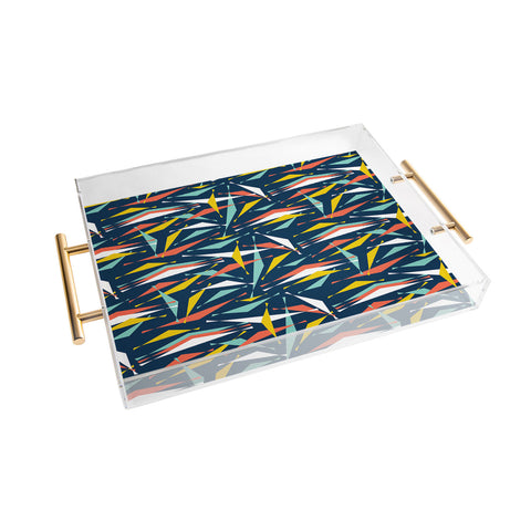 Heather Dutton Swizzlestick Party Girl Acrylic Tray