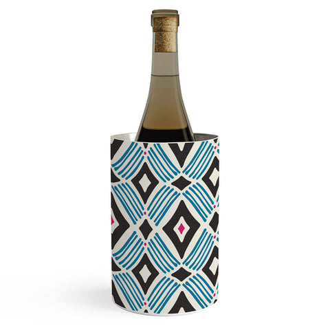 Heather Dutton Tarak Blue Black Wine Chiller