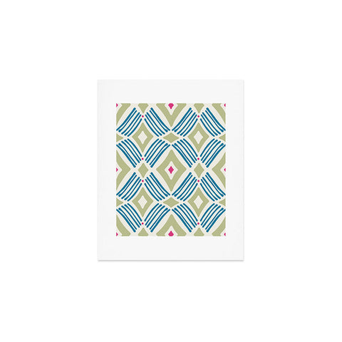 Heather Dutton Tarak Green Blue Art Print