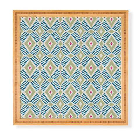 Heather Dutton Tarak Green Blue Framed Wall Art