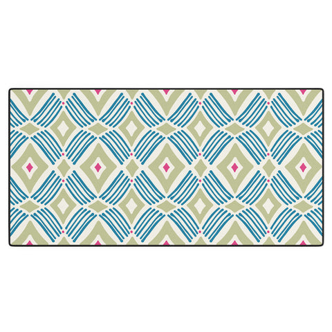 Heather Dutton Tarak Green Blue Desk Mat