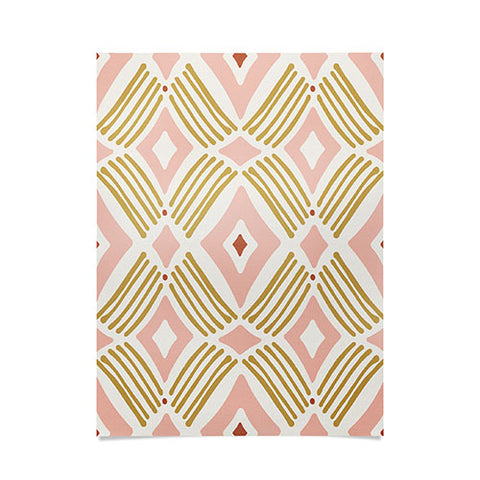 Heather Dutton Tarak Pink Goldenrod Poster