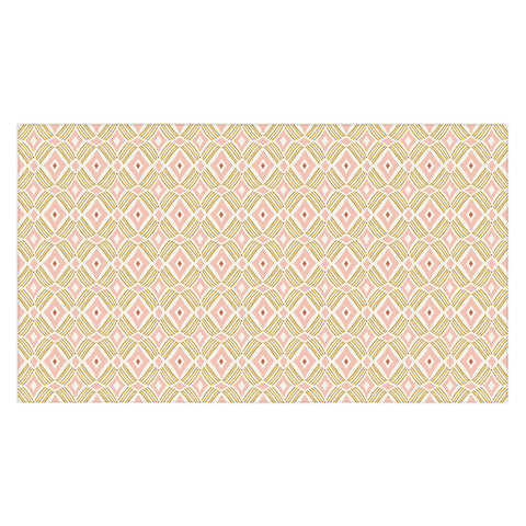 Heather Dutton Tarak Pink Goldenrod Tablecloth