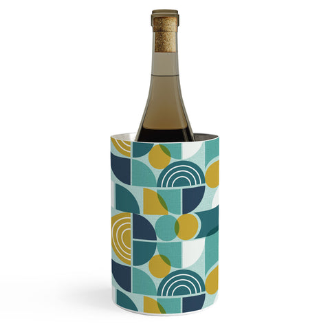 Heather Dutton Trailway Aqua Goldenrod Wine Chiller