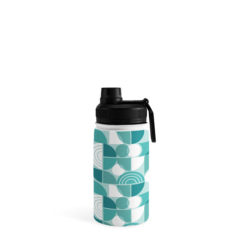 Heather Dutton Trailway Aqua White Water Bottle