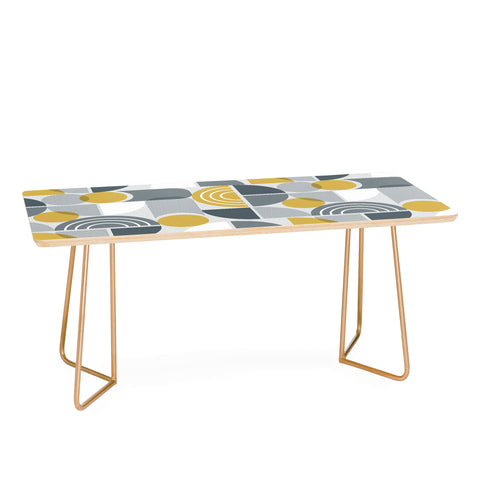 Heather Dutton Trailway Grey Goldenrod Coffee Table