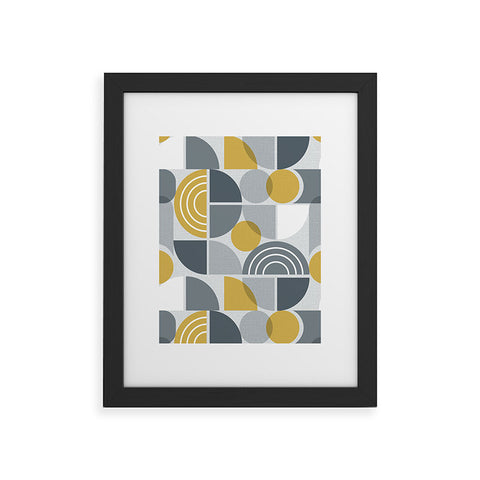 Heather Dutton Trailway Grey Goldenrod Framed Art Print