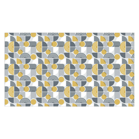 Heather Dutton Trailway Grey Goldenrod Tablecloth