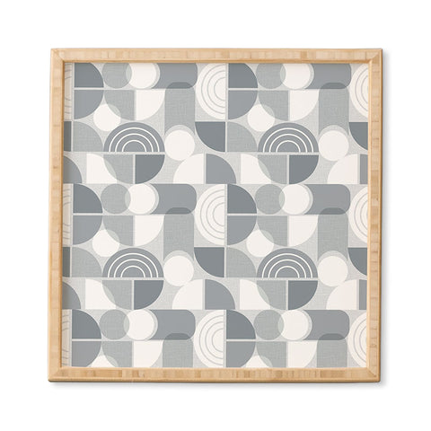 Heather Dutton Trailway Grey White Framed Wall Art