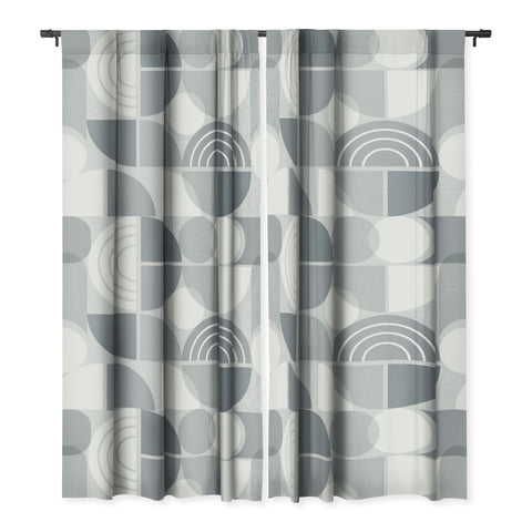 Heather Dutton Trailway Grey White Blackout Non Repeat