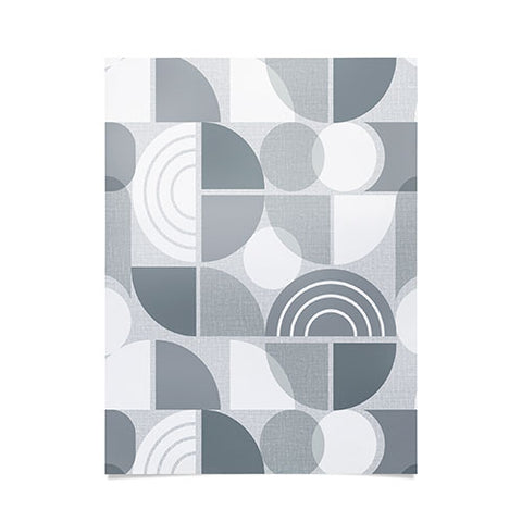 Heather Dutton Trailway Grey White Poster