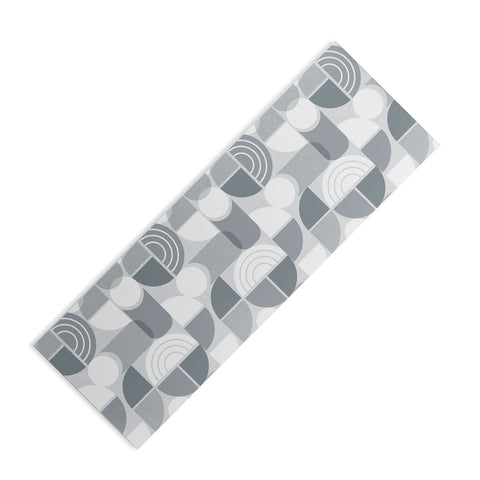 Heather Dutton Trailway Grey White Yoga Mat