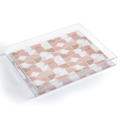 Heather Dutton Trailway Pink Clay Acrylic Tray