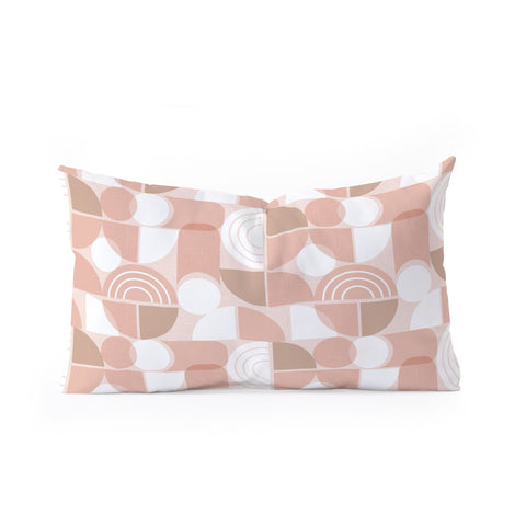 Heather Dutton Trailway Pink Clay Oblong Throw Pillow