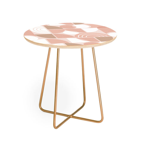 Heather Dutton Trailway Pink Clay Round Side Table