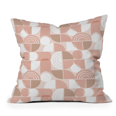 Heather Dutton Trailway Pink Clay Outdoor Throw Pillow