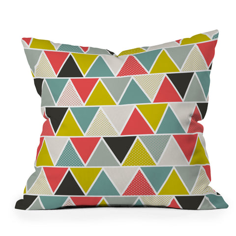 Heather Dutton Triangulum Outdoor Throw Pillow