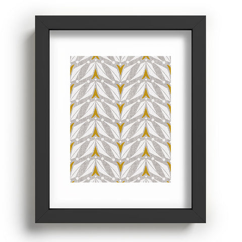 Heather Dutton Tulipa Flax Recessed Framing Rectangle