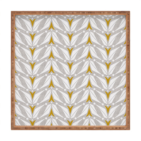 Heather Dutton Tulipa Flax Square Tray