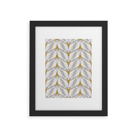 Heather Dutton Tulipa Flax Framed Art Print