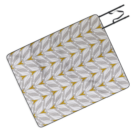 Heather Dutton Tulipa Flax Picnic Blanket